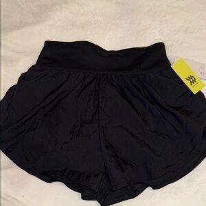 All in Motion Women's Black Athletic Shorts